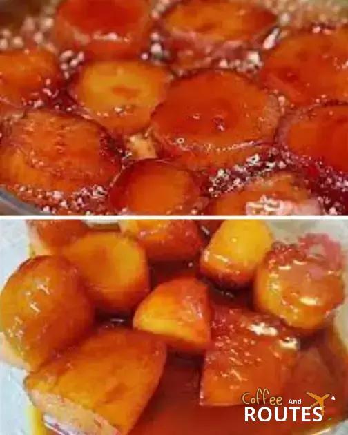 batata doce caramelizada