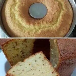 Receita de bolo de fubá com erva doce