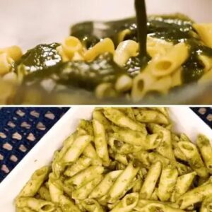 Receita de Penne ao molho pesto