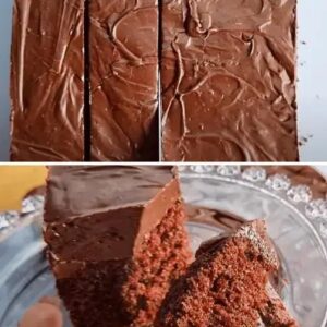 Receita de Bolo de chocolate úmido com ganache