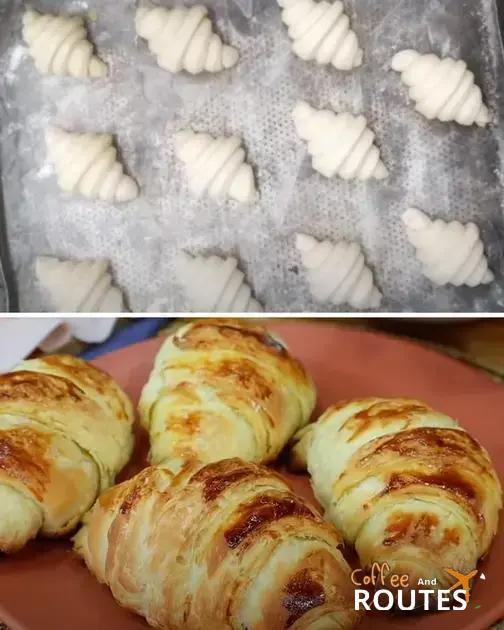 Croissant francês amanteigado