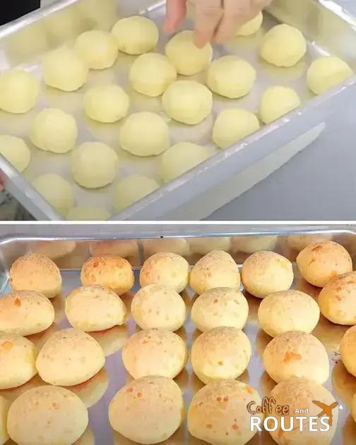 Pão de queijo mineiro tradicional