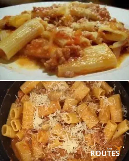 Rigatoni à matriciana