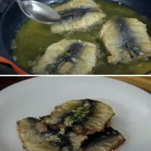 Receita de Sardinha frita com alho e limão