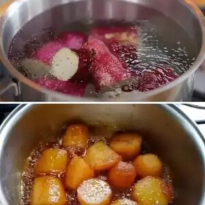 Receita de Batata Doce ao Forno com Mel e Canela