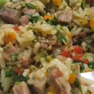 Receita de Arroz carreteiro gaúcho