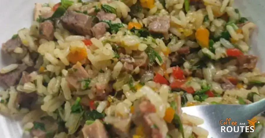 Arroz carreteiro gaúcho