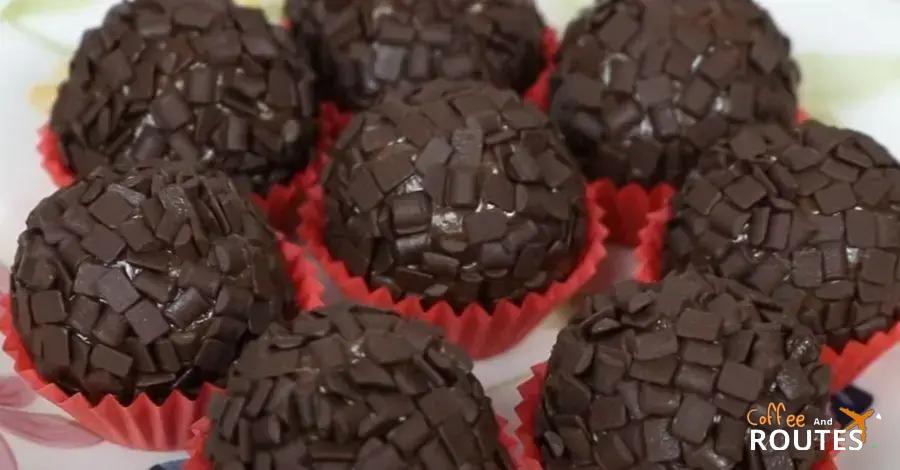 Brigadeiro gourmet de chocolate belga