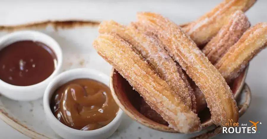 Churros espanhóis com doce de leite