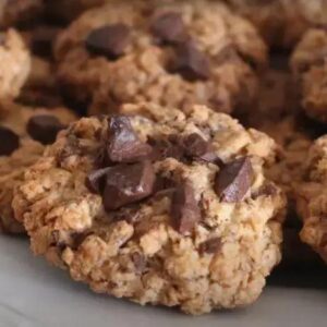 Receita de Cookies de aveia e chocolate