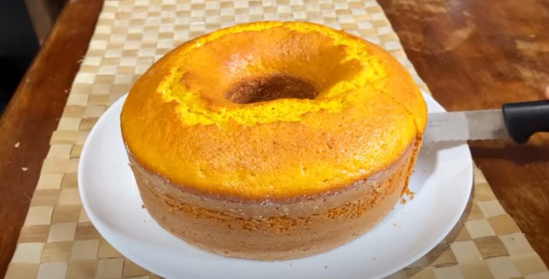 Receita de bolo de cenoura com flocão